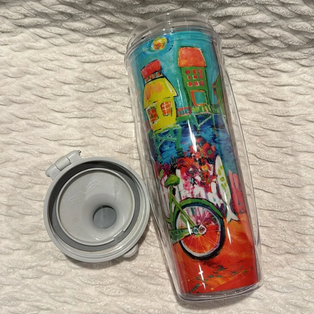 Leoma Lovegrove Sea Scene Tervis Tumbler 24 Ounce Insulated Water Bottle